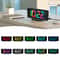 Digital Alarm Clock With Dimmable RGB Atmosphere Night Light USB Charger And Week Display 1