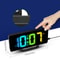 Digital Alarm Clock With Dimmable RGB Atmosphere Night Light USB Charger And Week Display 3
