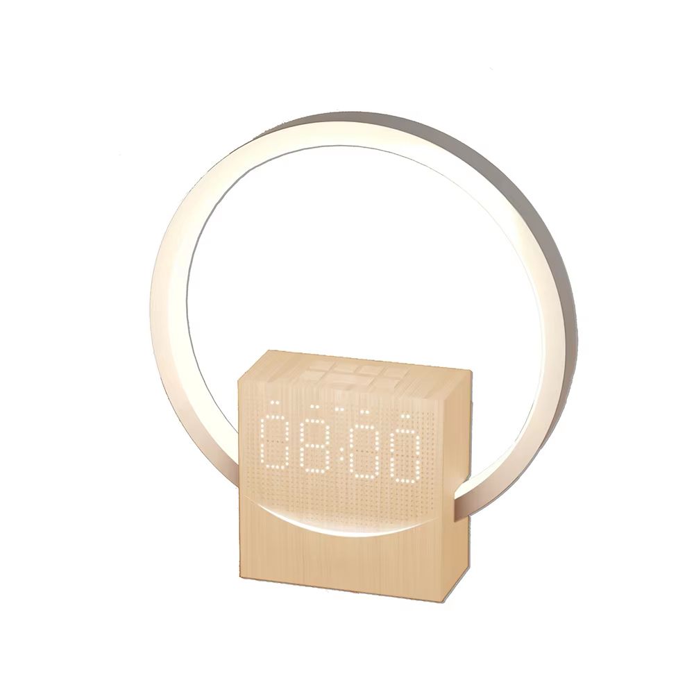 Sunrise Simulation Alarm Clock With Bluetooth Speaker White Noise LED Night Light For Bedroom And H 6