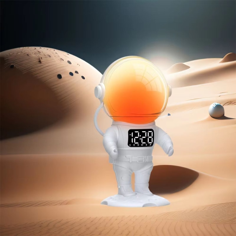 Digital Alarm Clock With Wake Up Light Bluetooth Speaker Dual Alarms And White Noise For Bedroom An 0