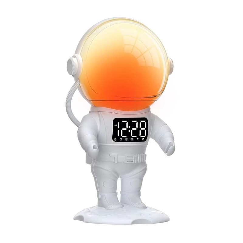 Digital Alarm Clock With Wake Up Light Bluetooth Speaker Dual Alarms And White Noise For Bedroom An 6