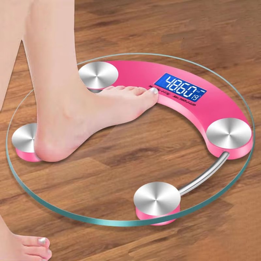 High Definition LCD Digital Body Weight Scale With Precision Floor Sensors 044397 Lbs 1