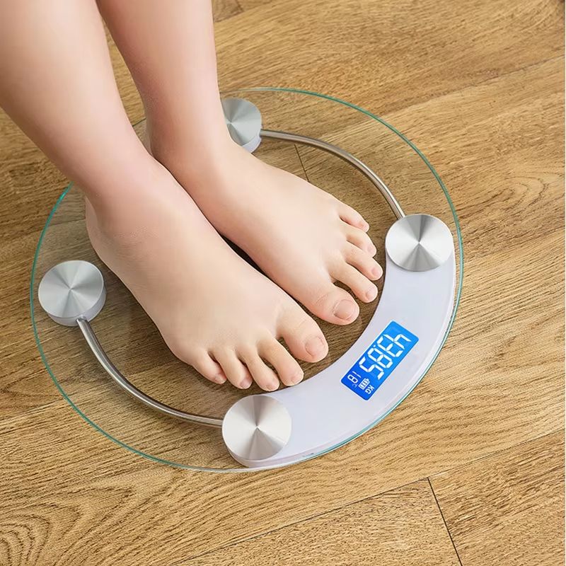 High Definition LCD Digital Body Weight Scale With Precision Floor Sensors 044397 Lbs 2