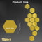 12Pcs Hexagon Acrylic Mirror 3D Wall Sticker For Living Room And Home Decoration 8