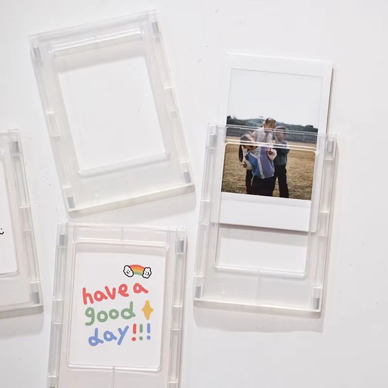 3Inch Acrylic Magnet Photo Frame For Refrigerator Or Display Stand 1