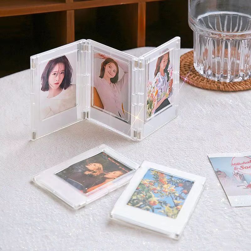 3Inch Acrylic Magnet Photo Frame For Refrigerator Or Display Stand 3