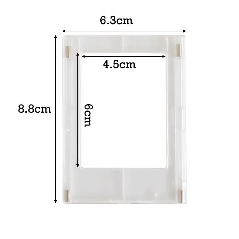 3Inch Acrylic Magnet Photo Frame For Refrigerator Or Display Stand 5