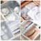 Adjustable Transparent Drawer Dividers For Kitchen Office Makeup And More 4