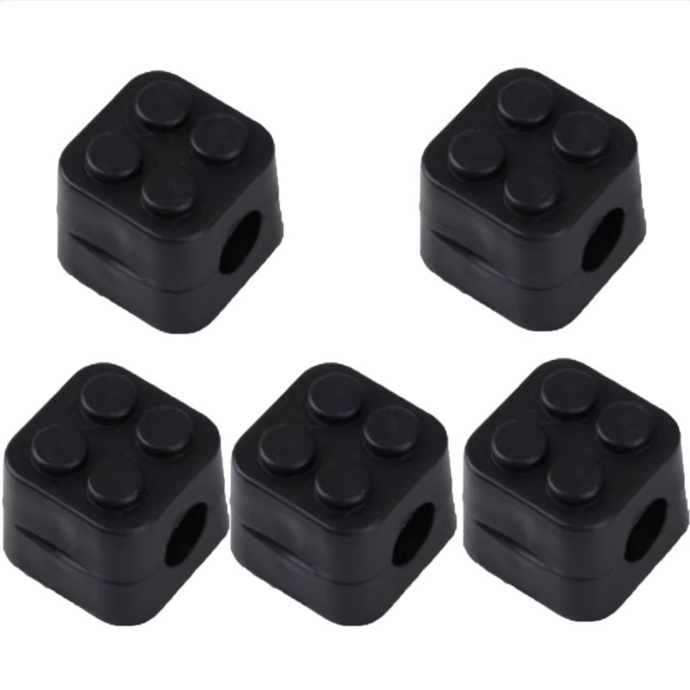 5PCS Building Block Cable Organizer SelfAdhesive Clips For Charging Cable Earphones And More 11