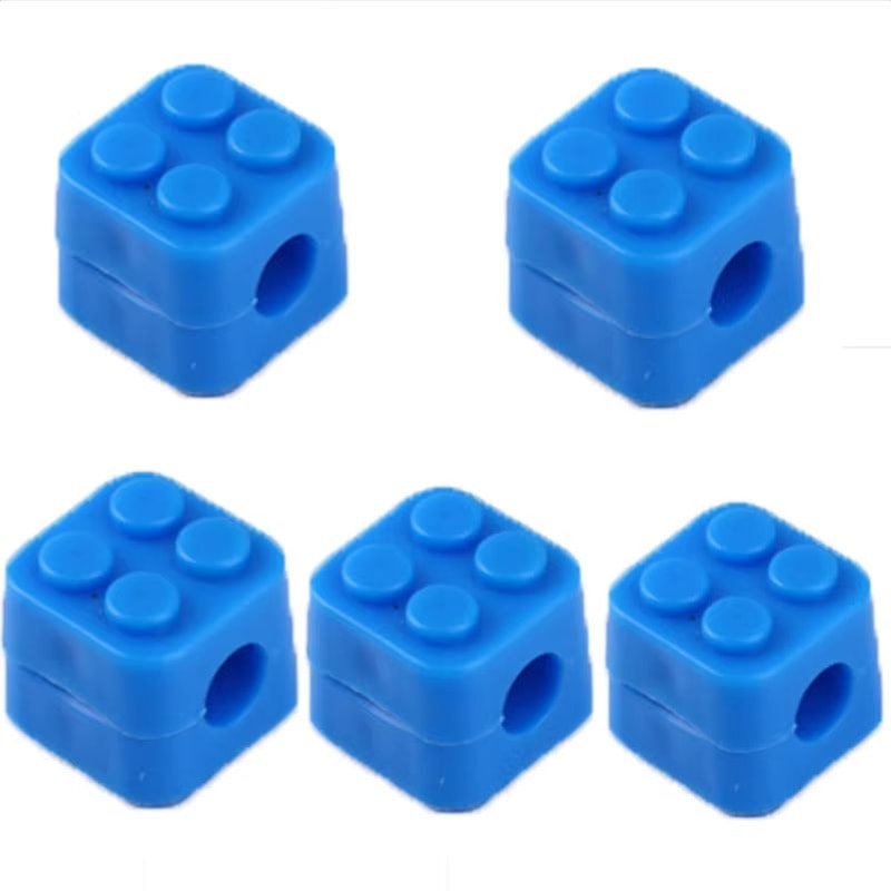 5PCS Building Block Cable Organizer SelfAdhesive Clips For Charging Cable Earphones And More 12