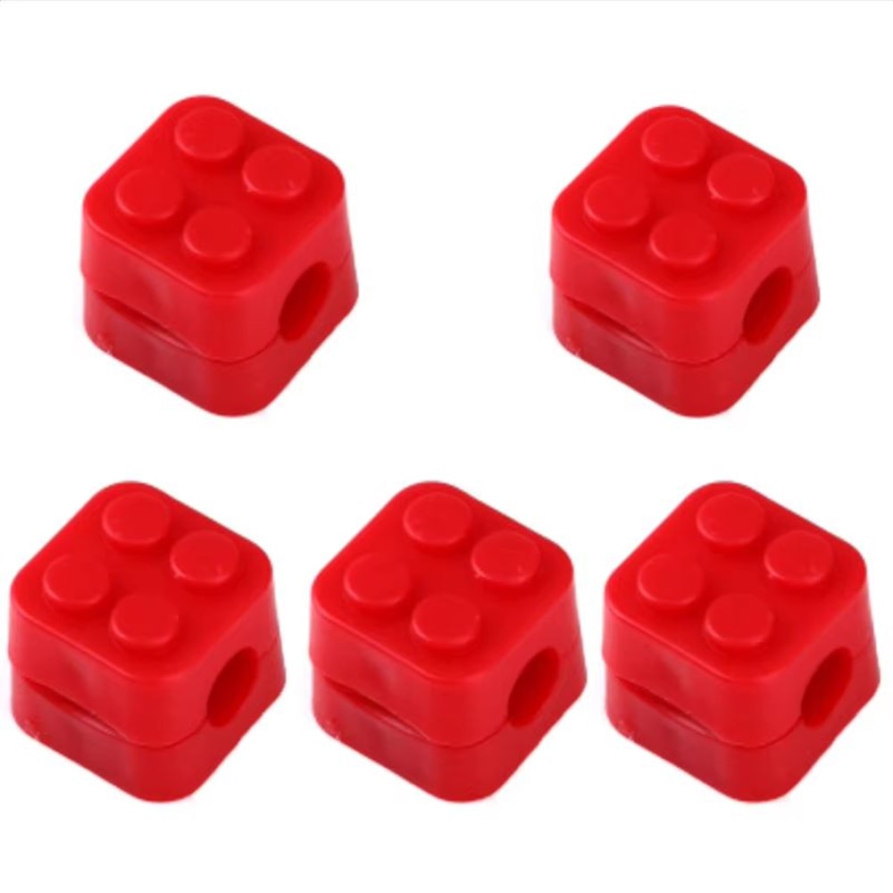 5PCS Building Block Cable Organizer SelfAdhesive Clips For Charging Cable Earphones And More 7