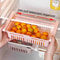 Adjustable Stretchable Refrigerator Storage Basket For Organizing Food And Drinks 1