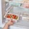 Adjustable Stretchable Refrigerator Storage Basket For Organizing Food And Drinks 2