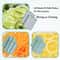 Manual Drums Vegetable Cutter With 3 Blades Multifunctional Slicer For Potatoes Carrots Garlic And 3