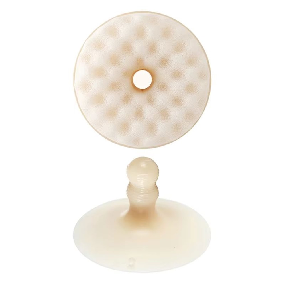 DoubleSided Suction Cup Dishwashing Sponge Brush For Efficient Kitchen Cleaning 6