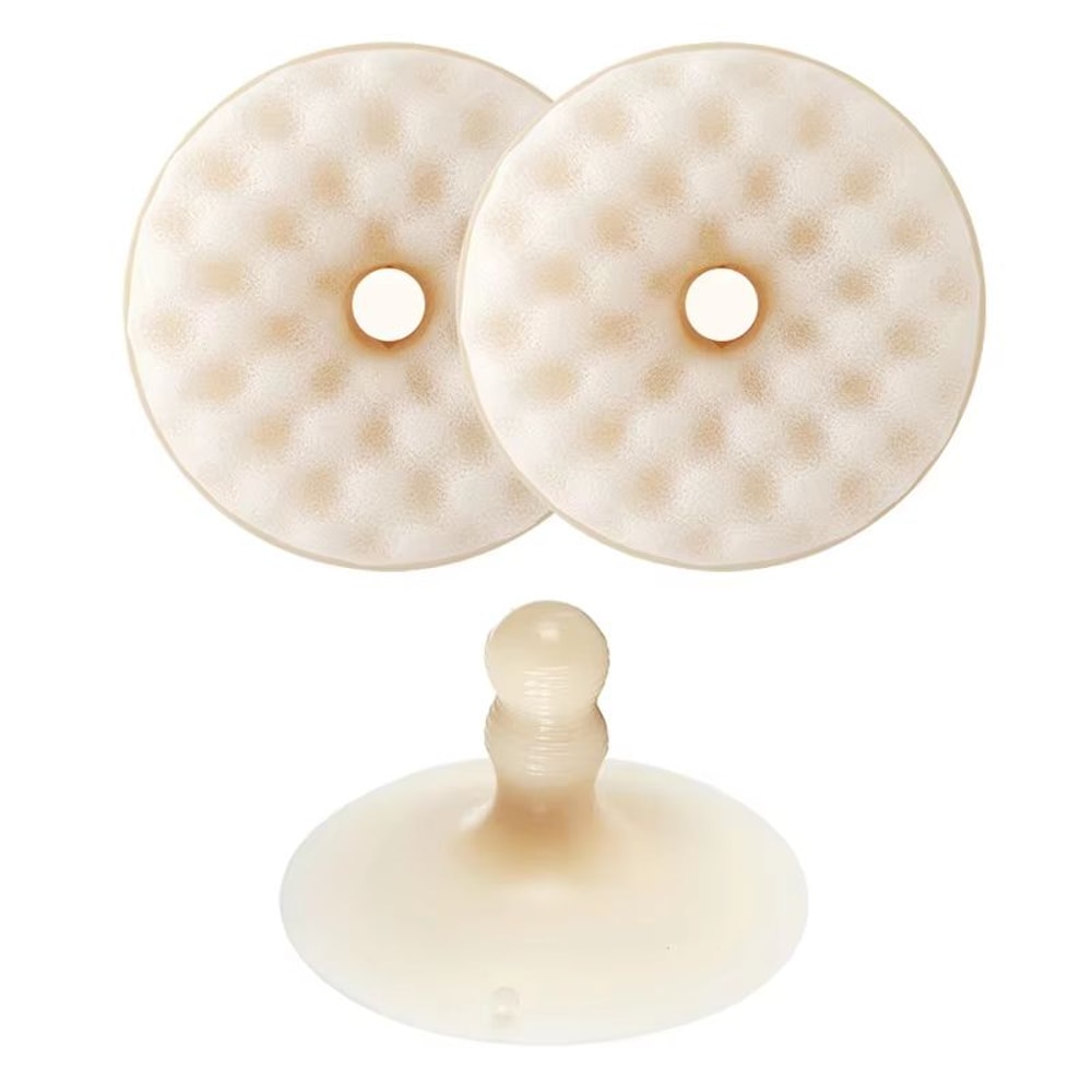DoubleSided Suction Cup Dishwashing Sponge Brush For Efficient Kitchen Cleaning 7