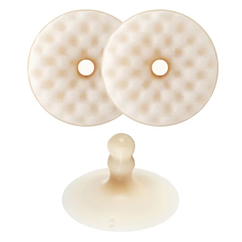 DoubleSided Suction Cup Dishwashing Sponge Brush For Efficient Kitchen Cleaning 7