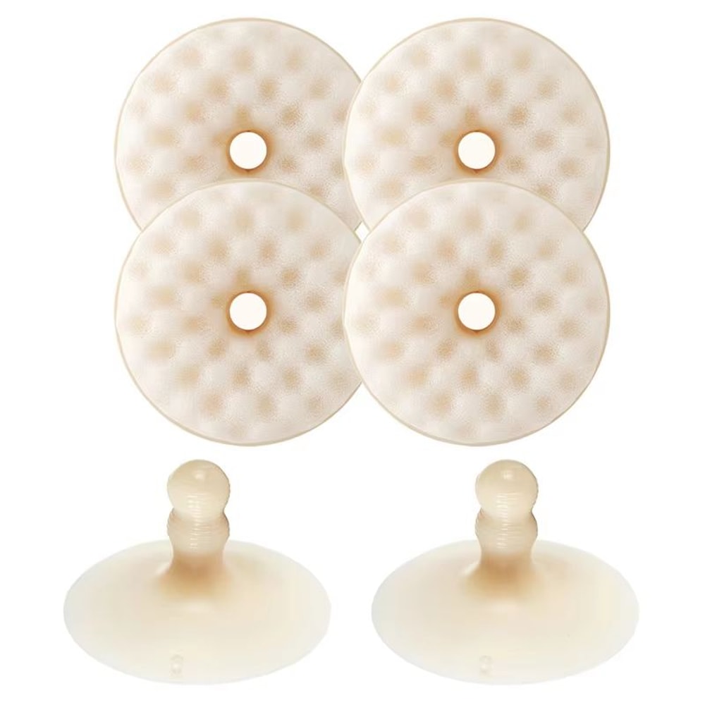 DoubleSided Suction Cup Dishwashing Sponge Brush For Efficient Kitchen Cleaning 8