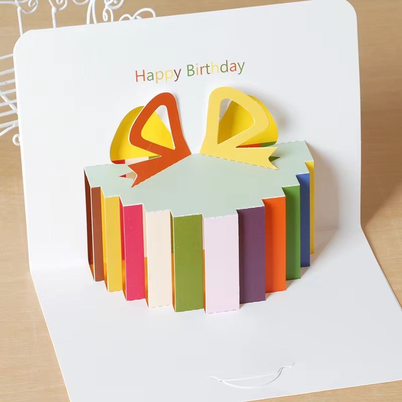 3D PopUp Birthday Celebration Greeting Cards With Envelopes 9