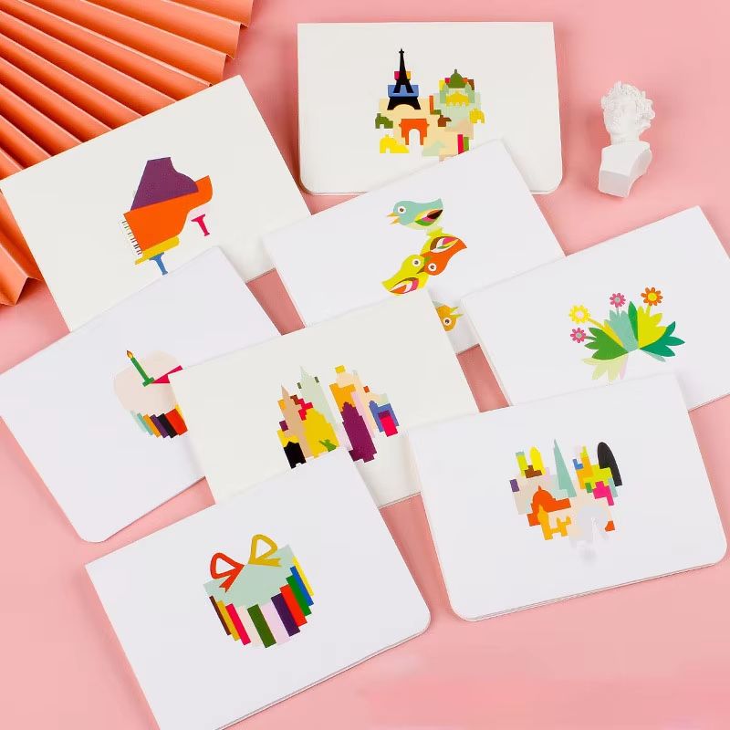 3D PopUp Birthday Celebration Greeting Cards With Envelopes 4