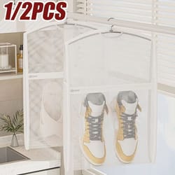 heavy-duty foldable shoe washing and drying mesh laundry bag