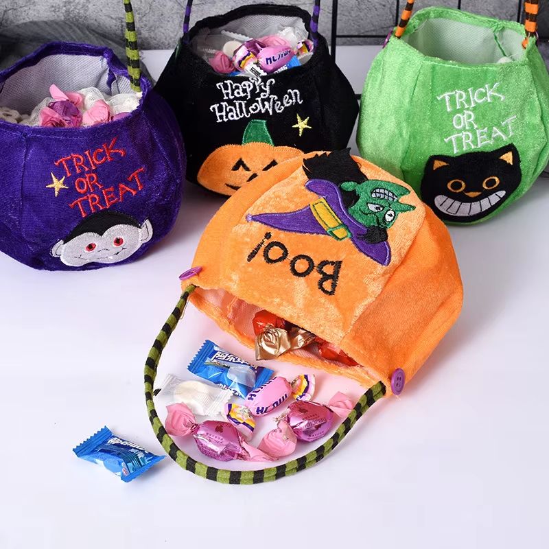Cute 3D Halloween Pumpkin Candy Bag Portable TrickOrTreat Handbag 2