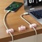 Mini SwitchLock Desk Cable Organizer 3PCS SelfAdhesive Cable Clips For Clean Desktop Cord Control 3