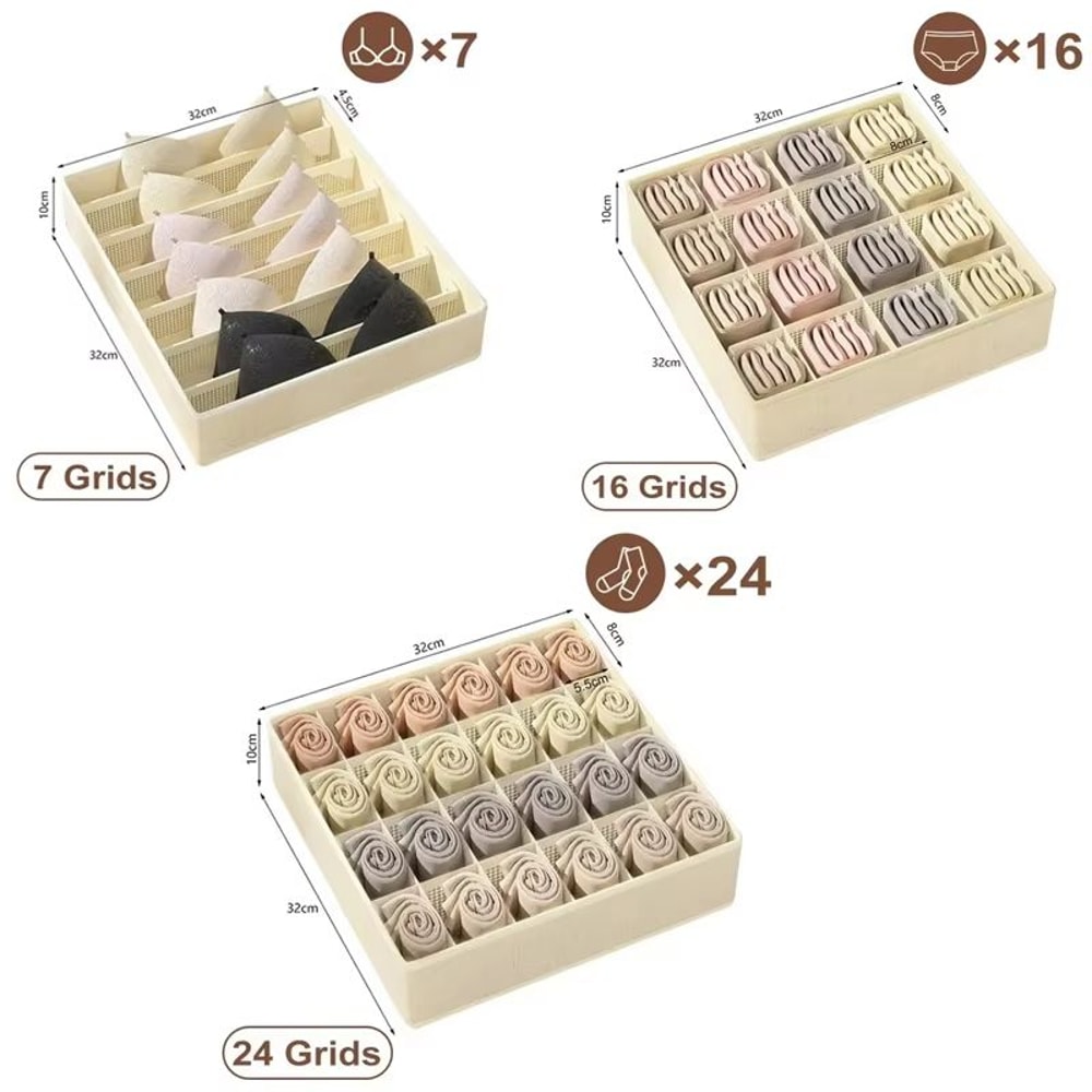 Foldable Wardrobe Clothes Storage Box With Reinforced PP Board 5