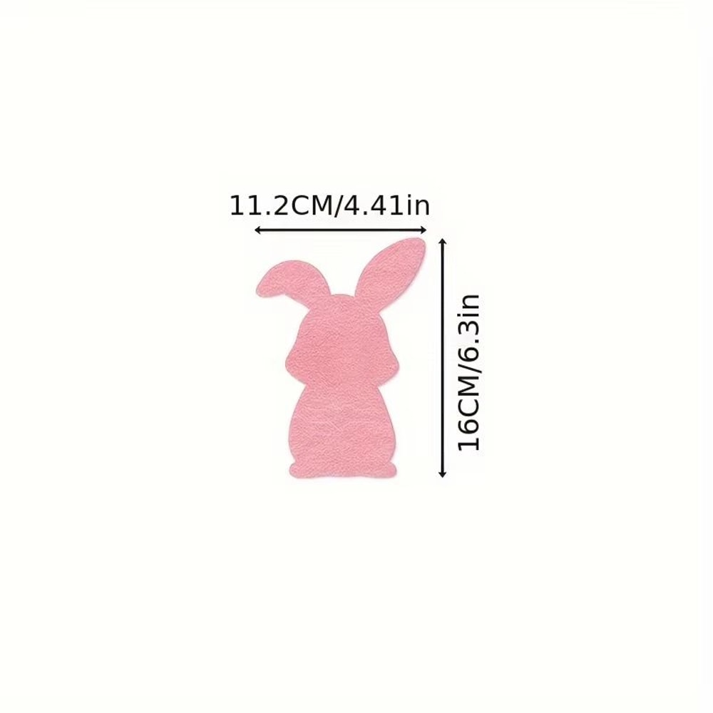 16Piece Easter Tableware Decoration Set Knife And Fork Bags For Festive Easter Table Decor 5