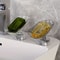 PunchFree Suction Cup Soap Dish Plastic Bathroom Soap Tray Portable Soap Drying Rack For Bathroom A 1