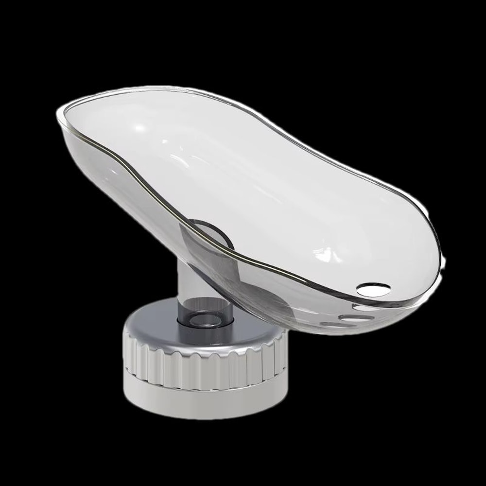 PunchFree Suction Cup Soap Dish Plastic Bathroom Soap Tray Portable Soap Drying Rack For Bathroom A 6