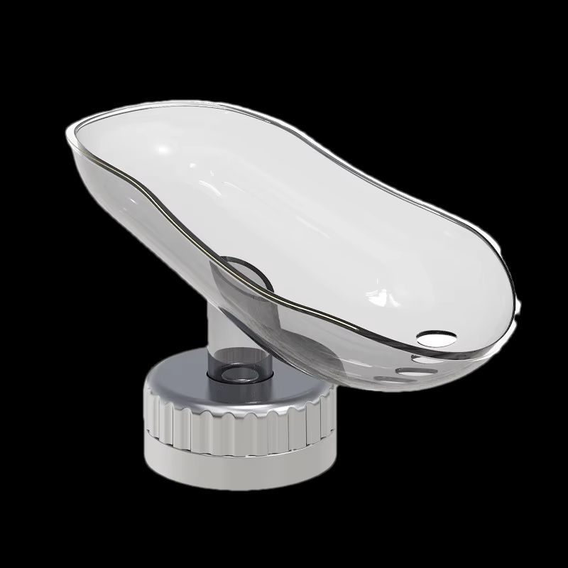 PunchFree Suction Cup Soap Dish Plastic Bathroom Soap Tray Portable Soap Drying Rack For Bathroom A 6