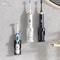 Wall Mounted Toothbrush Holder NoDrill Electric Toothbrush Organizer Space Saving Bathroom Storage 2