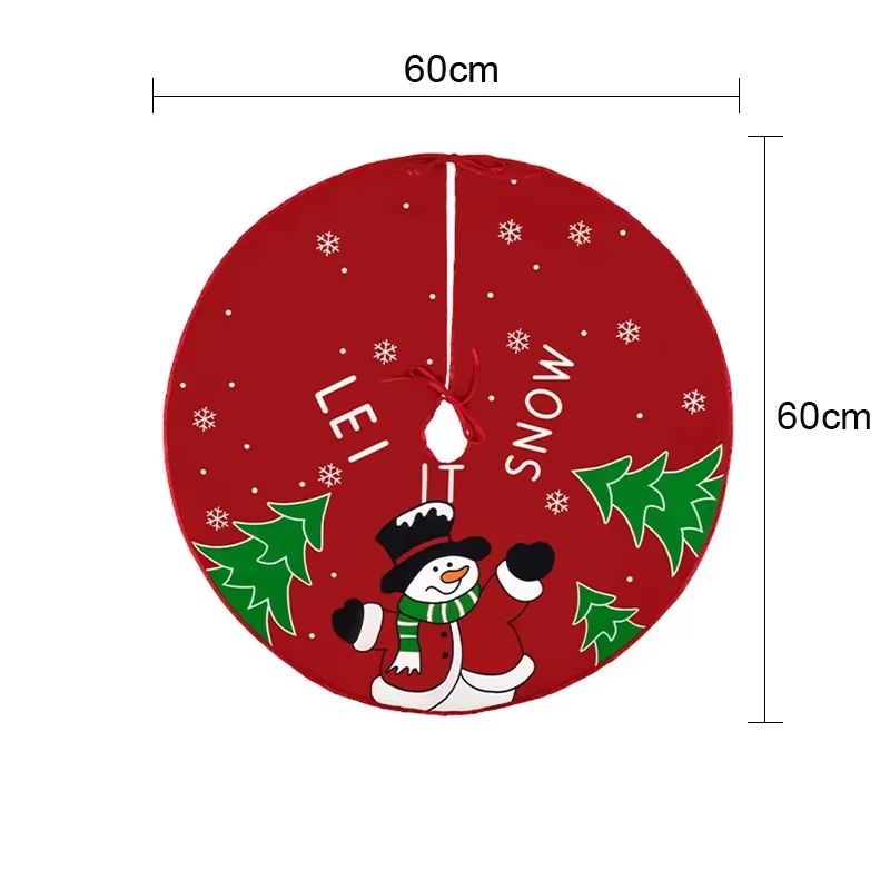 Festive Christmas Tree Skirt 3543in Or 2362in Cartoon Tree Base Cover For Holiday Xmas Home Decor 8