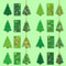 Cartoon Christmas Gift Tags And Tree Stickers Set For Holiday Xmas Party Decorations 4