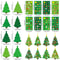 Cartoon Christmas Gift Tags And Tree Stickers Set For Holiday Xmas Party Decorations 5