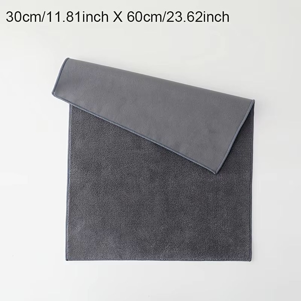 2PCS Coral Fleece Car Wash Drying Towel DoubleSided Absorbent Double Sided Microfiber Towel For Mir 8