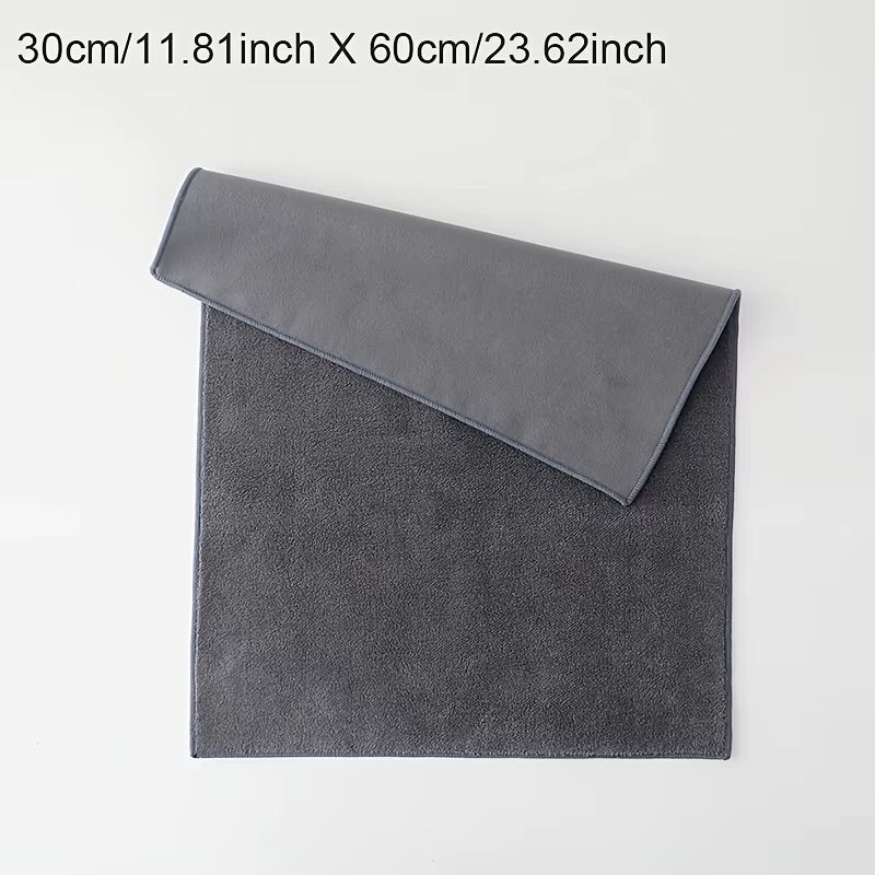2PCS Coral Fleece Car Wash Drying Towel DoubleSided Absorbent Double Sided Microfiber Towel For Mir 8