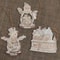 2D Flat Acrylic Christmas Tree Ornaments Santa And Snowman Hanging Decorations For Holiday And New 1