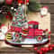 2D Flat Acrylic Christmas Tree Ornaments Santa And Snowman Hanging Decorations For Holiday And New 3
