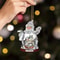 2D Flat Acrylic Christmas Tree Ornaments Santa And Snowman Hanging Decorations For Holiday And New 4