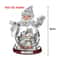 2D Flat Acrylic Christmas Tree Ornaments Santa And Snowman Hanging Decorations For Holiday And New 5