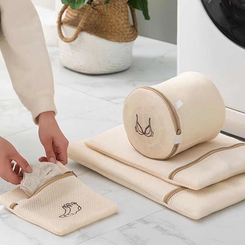 Foldable Thick Laundry Bag Washing Machine Pouch For Dirty Clothes And Underwear Organizer 1