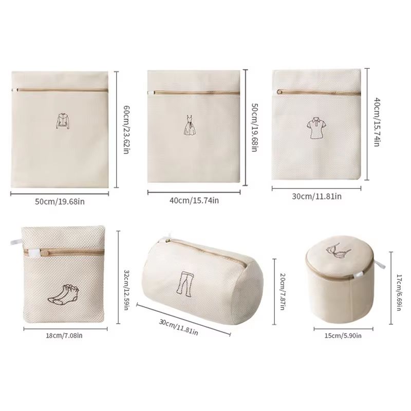 Foldable Thick Laundry Bag Washing Machine Pouch For Dirty Clothes And Underwear Organizer 5