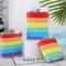 Rainbow Stainless Steel Hip Flask 6oz 7oz 8oz Portable Whiskey Flask For Weddings Travel And Brides 2