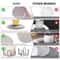 8Pcs Absorbent Woven Fabric Cup Coaster Set With Holder Farmhouse Drink Coasters For Coffee And Tea 3