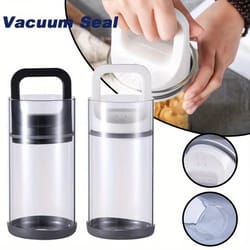 large capacity vacuum sealing jar coffee bean storage canister moisture proof airtight kitchen container for candy and s