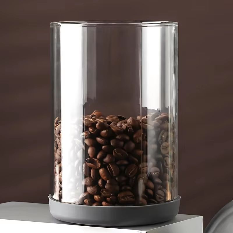 Large Capacity Vacuum Sealing Jar Coffee Bean Storage Canister Moisture Proof Airtight Kitchen Cont 3