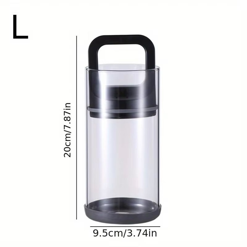 Large Capacity Vacuum Sealing Jar Coffee Bean Storage Canister Moisture Proof Airtight Kitchen Cont 9