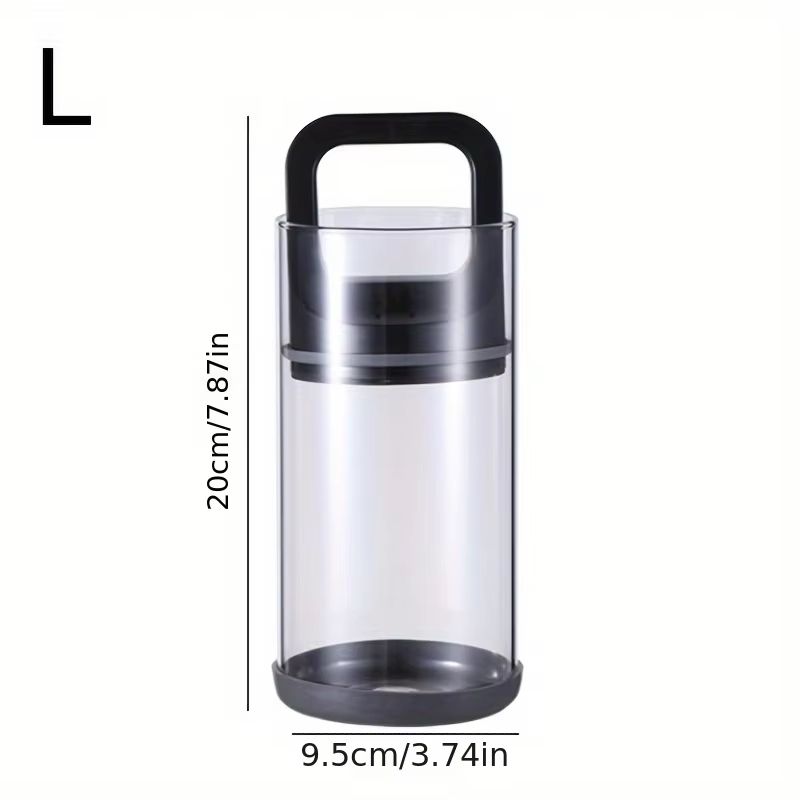 Large Capacity Vacuum Sealing Jar Coffee Bean Storage Canister Moisture Proof Airtight Kitchen Cont 9